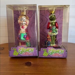 Vintage (2004) How the Grinch Stole Christmas Ornaments - New in Box